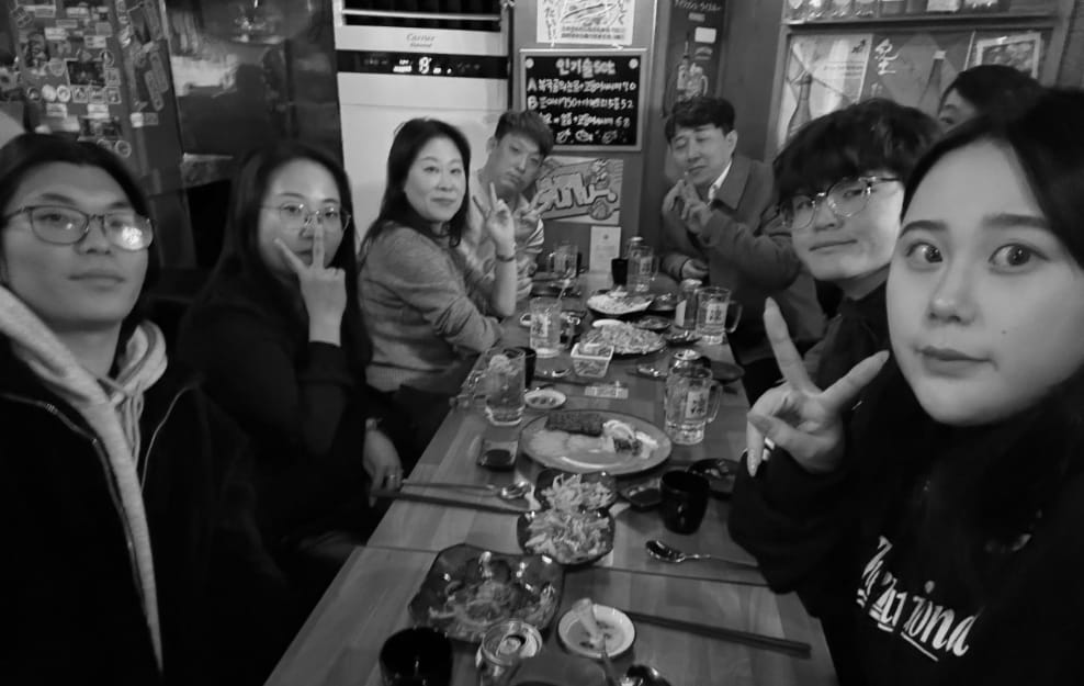 포티어 팀 — 이자카야 회식 자리